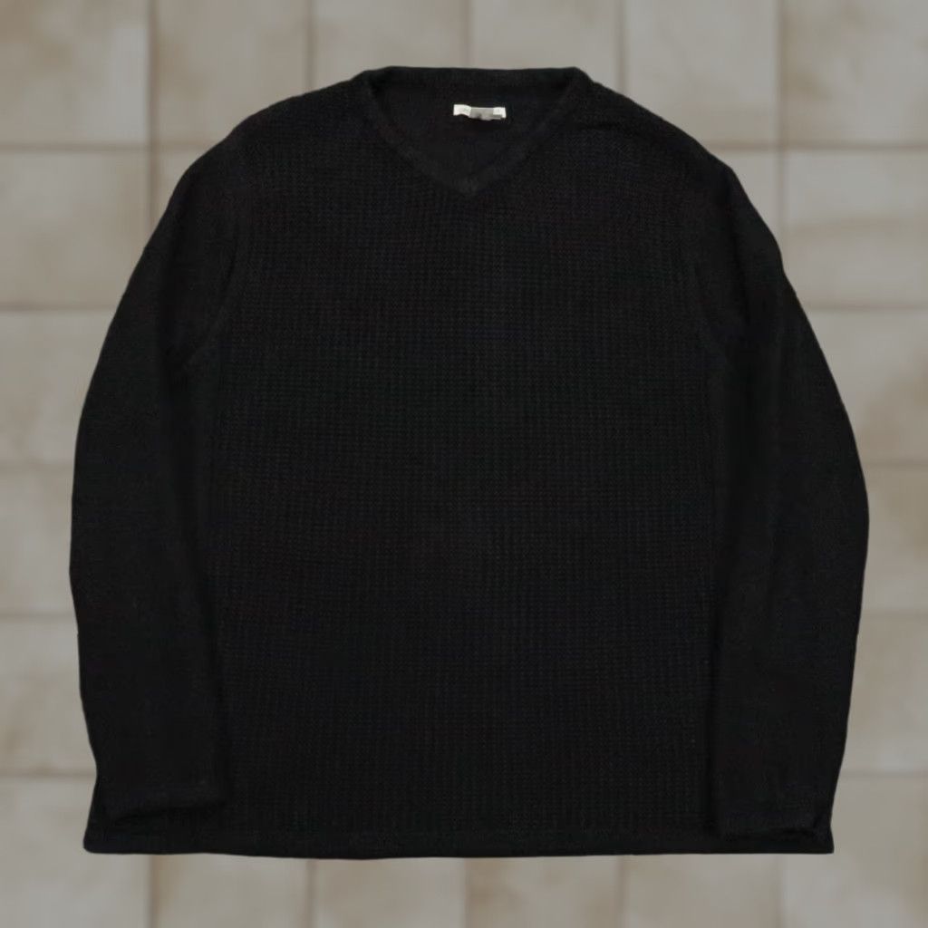 Carbon2Cobalt VINTAGE Carbon 2 Cobalt Sweater Mens XL Black Serendipity Cotton Cashmere V Neck Size US XL / EU 56 / 4 - 1 Thumbnail