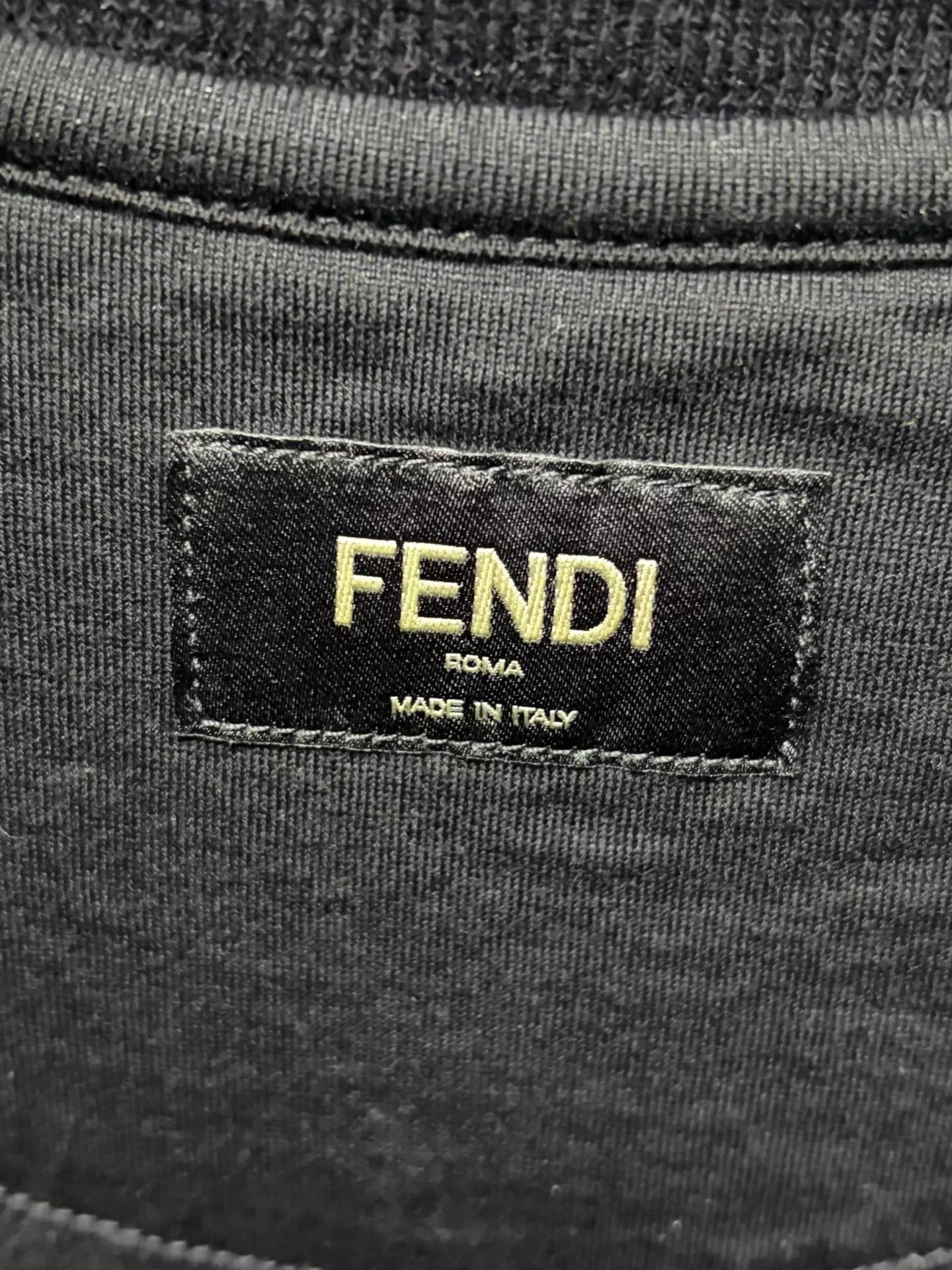 Fendi FENDI all over print terry cloth short sleeve M black Size US M / EU 48-50 / 2 - 3 Thumbnail