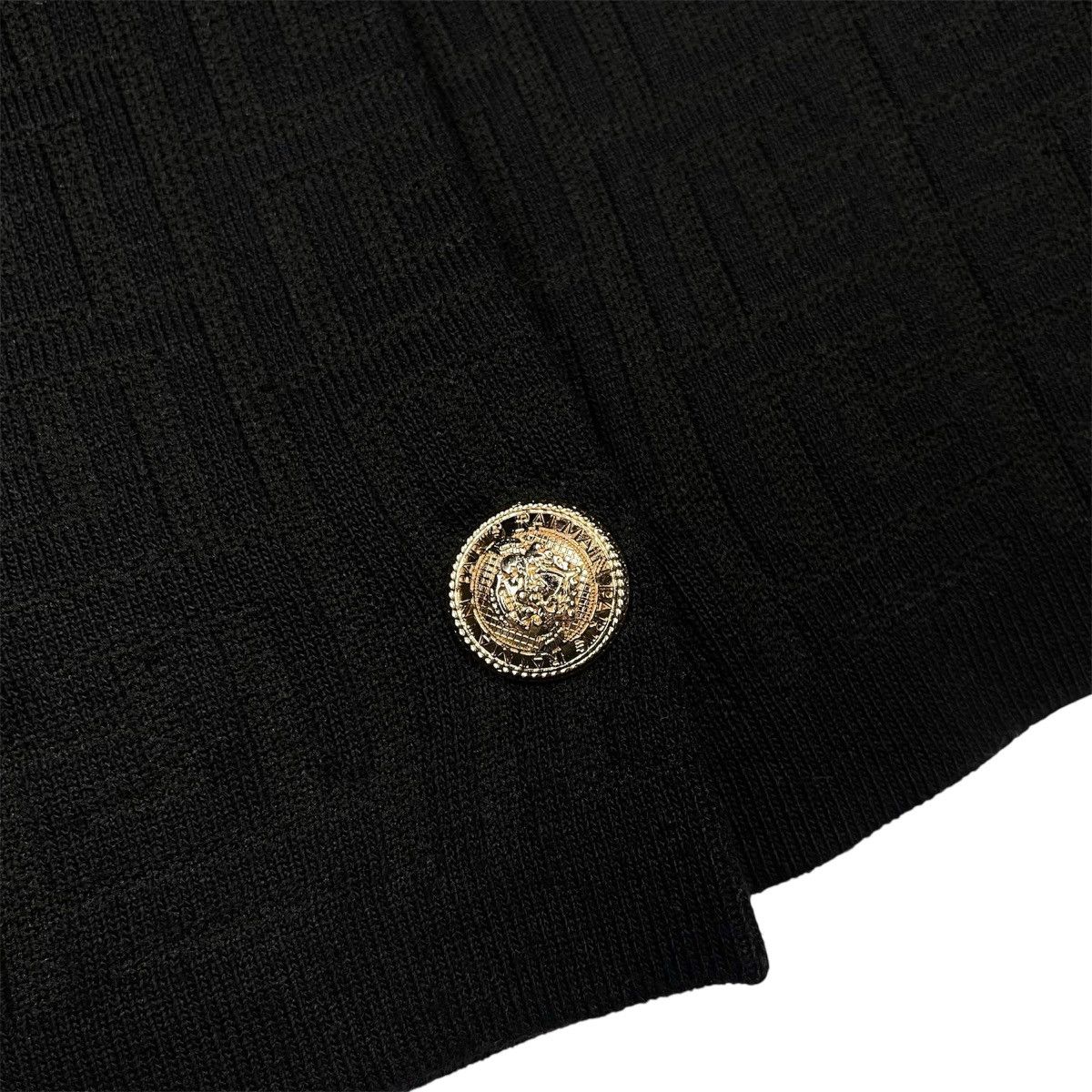 Balmain Balmain Monogram Gold Button Up Blazer Size S / US 4 / IT 40 - 4 Thumbnail