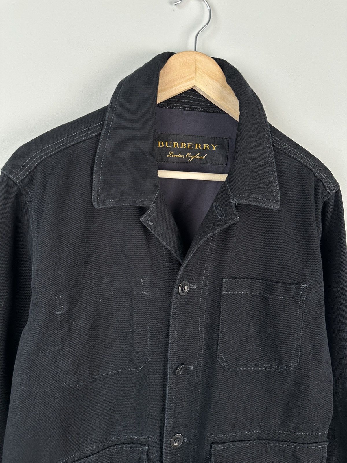 Burberry Burberry Black Canvas Mohawk Face Paint Jacket Size US M / EU 48-50 / 2 - 6 Thumbnail