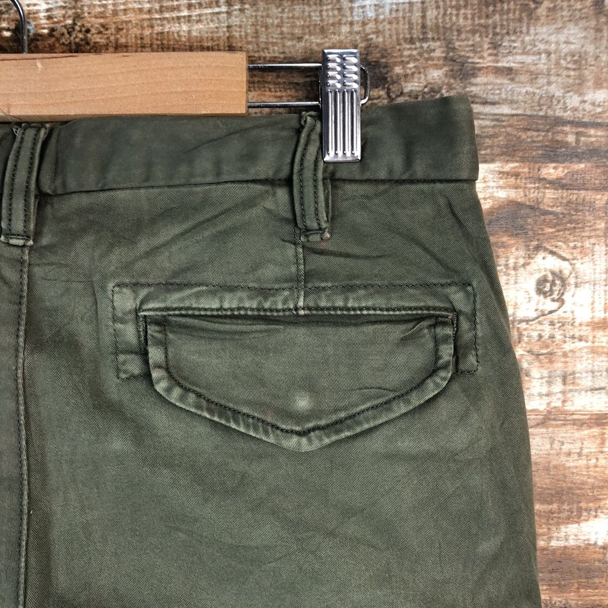 Japanese Brand DLL Uniqlo Green Cargo Multipocket Pants #C650 Size US 30 / EU 46 - 17 Thumbnail
