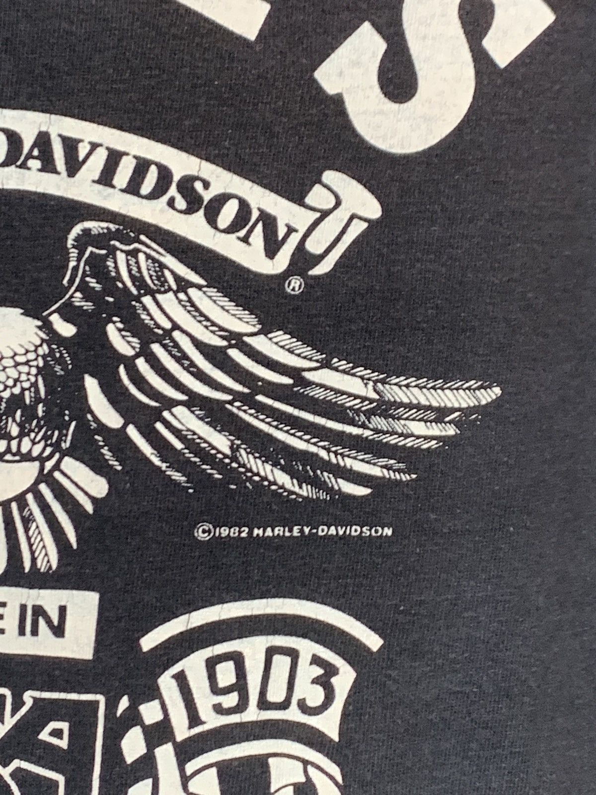 Harley Davidson × Vintage RARE Vintage 80’s Harley Davidson Proud To Be American Shirt Size US XL / EU 56 / 4 - 7 Thumbnail