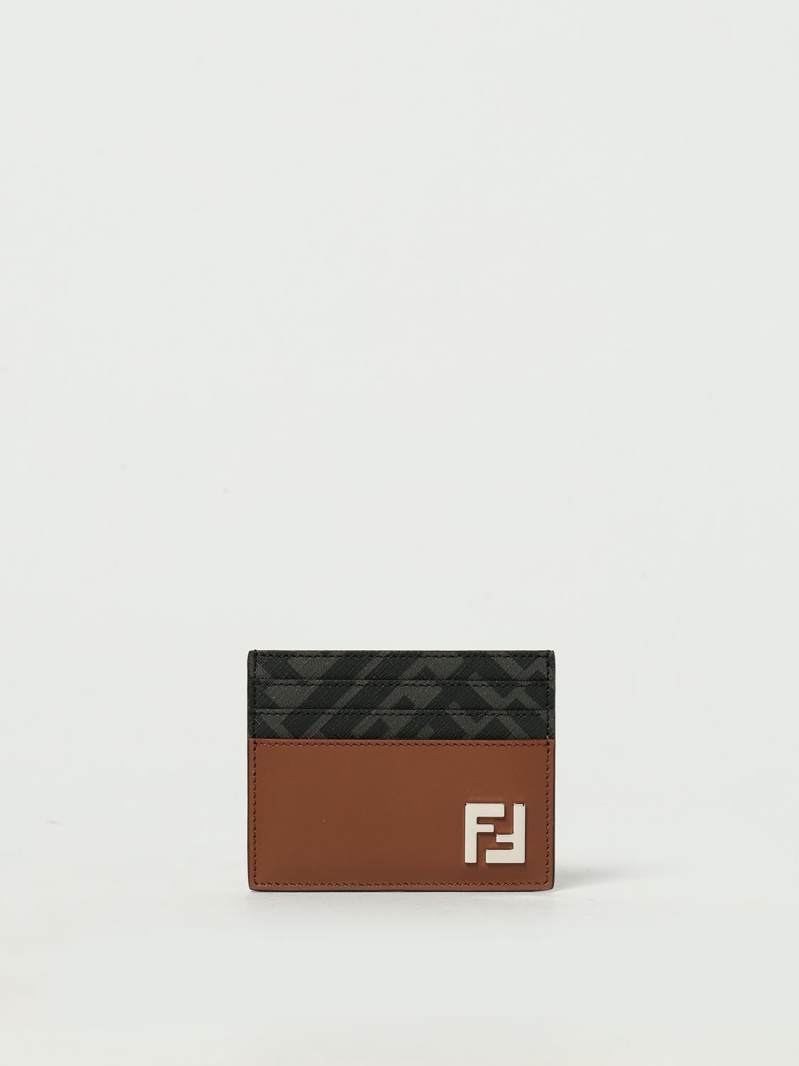 Fendi Fendi Wallet Men Leather Size ONE SIZE - 1 Thumbnail