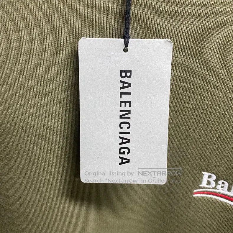 Balenciaga Balenciaga Green Coke Logo Embroidered Sweatshirt. Size US M / EU 48-50 / 2 - 4 Thumbnail