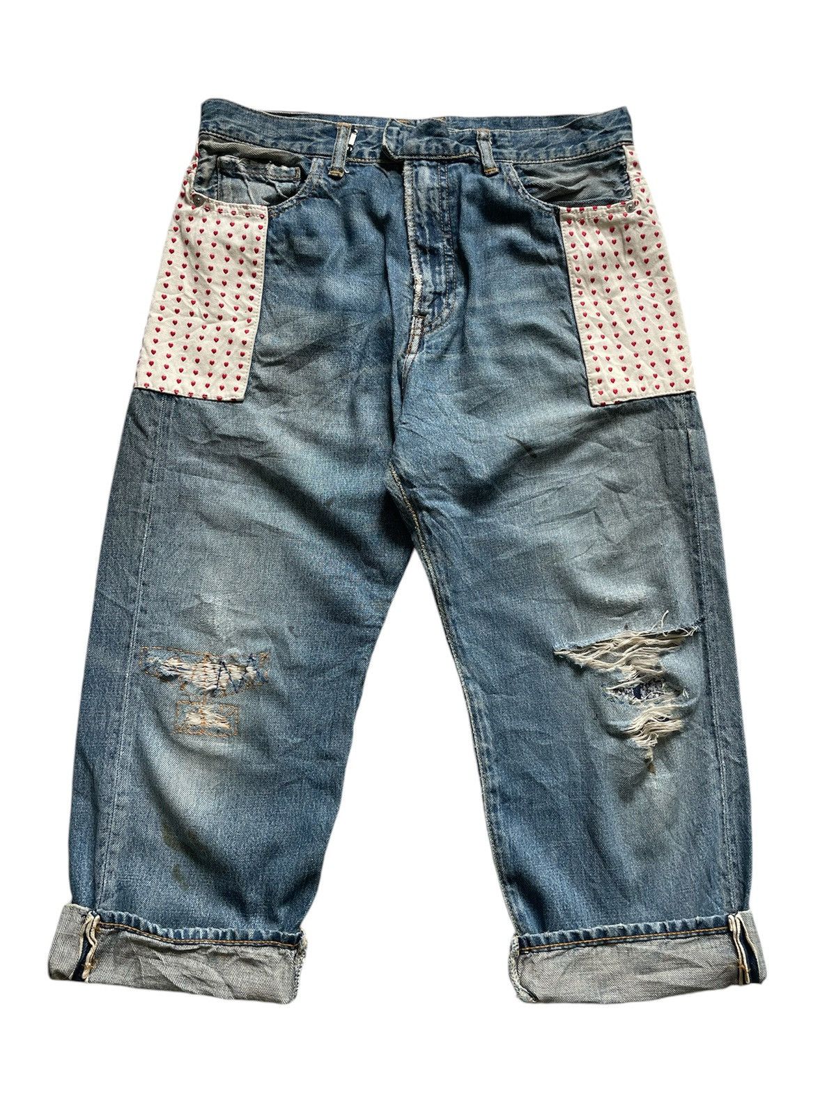 Rare Undercover Selvedge Cropped Jeans