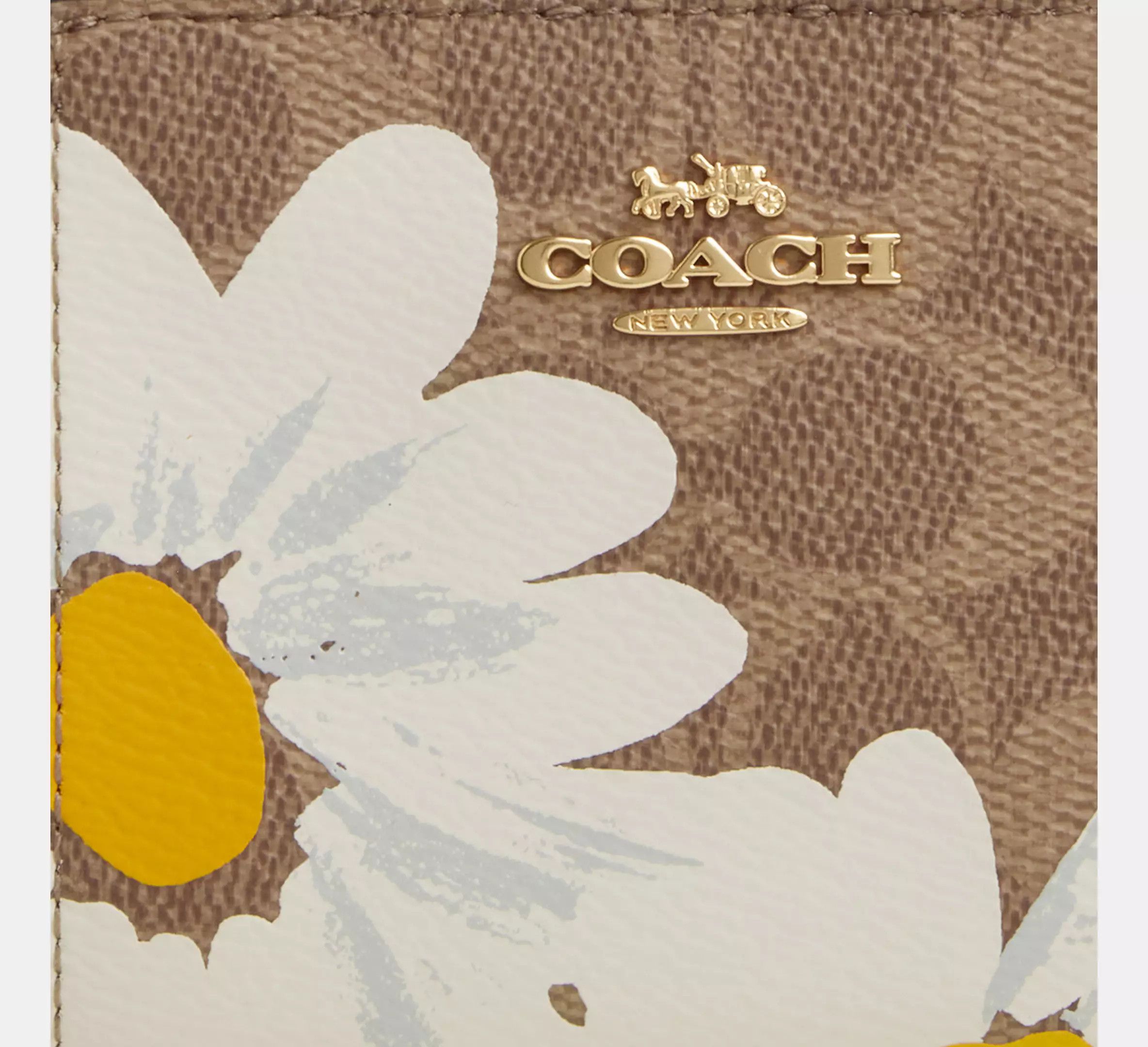 Coach Snap Wallet In Signature Canvas With Floral Print CZ601 Size ONE SIZE - 9 Thumbnail