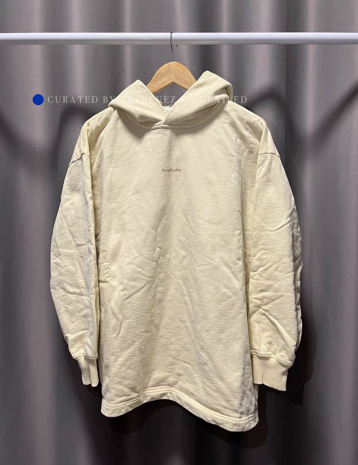 Acne Studios Oversized Vanilla Yellow Hoodie Size US XS / EU 42 / 0 - 1 Thumbnail