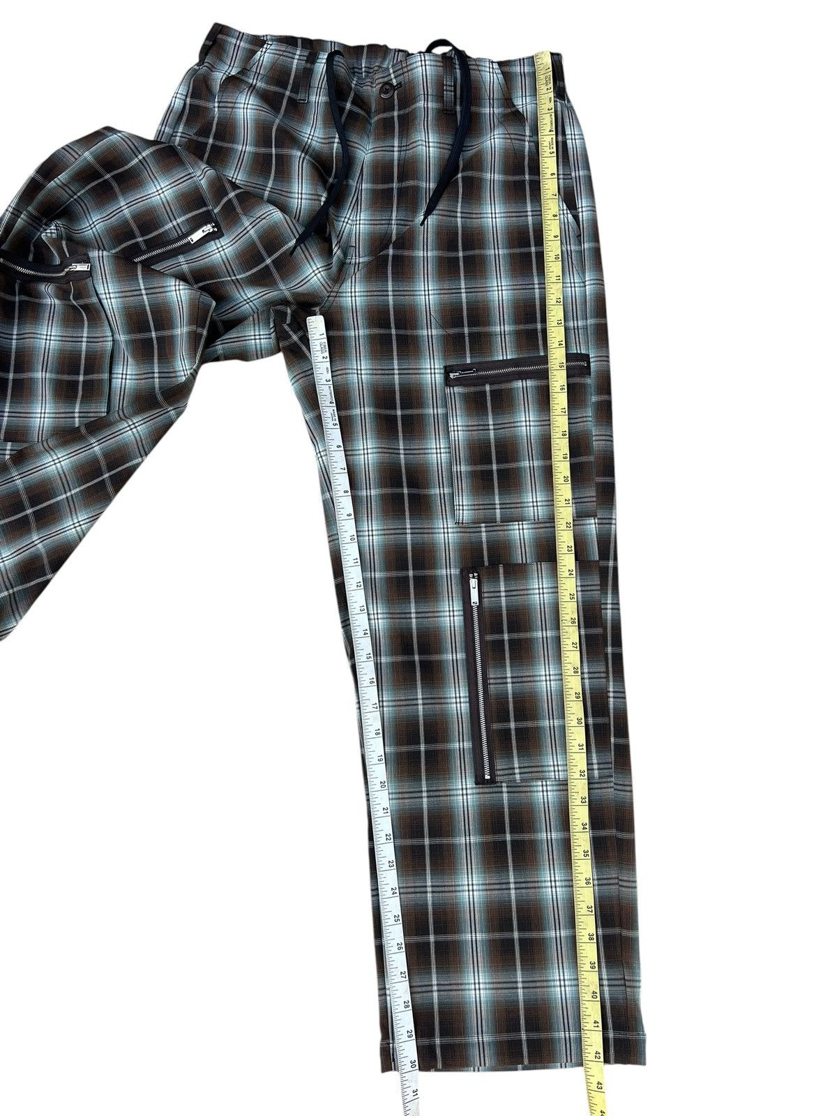 Undercover Undercover X Gu Shadow Plaids Baggy Wide Parachute Trouser Size US 34 / EU 50 - 4 Thumbnail
