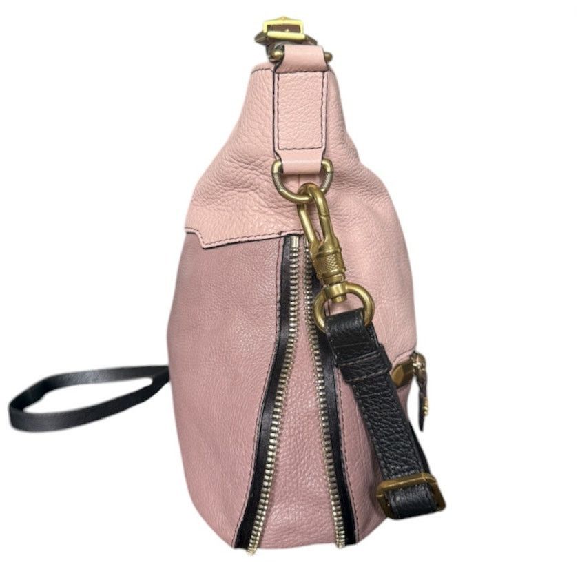 NBDN Nobrandedon OrYany Ellie Leather Colorblock Hobo Bag Size ONE SIZE - 5 Thumbnail