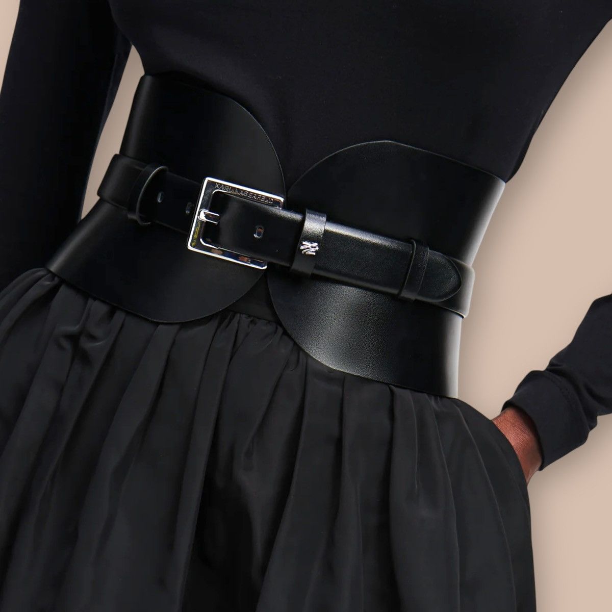 Karl Lagerfeld KARL LAGERFELD - K/ESSENTIAL MULTIFUNCTION BELT Size ONE SIZE - 1 Thumbnail