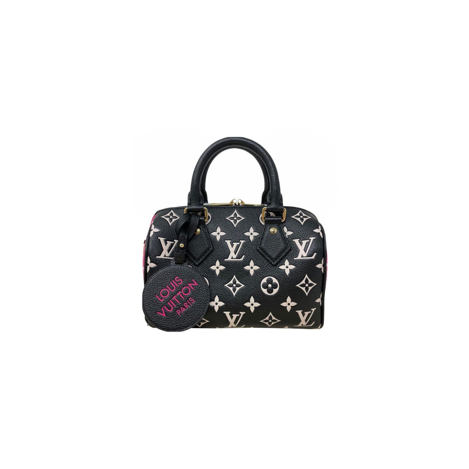 Louis Vuitton Louis Vuitton Speedy Bandouliere Duffle 20 Black Pink White Size ONE SIZE - 13 Thumbnail