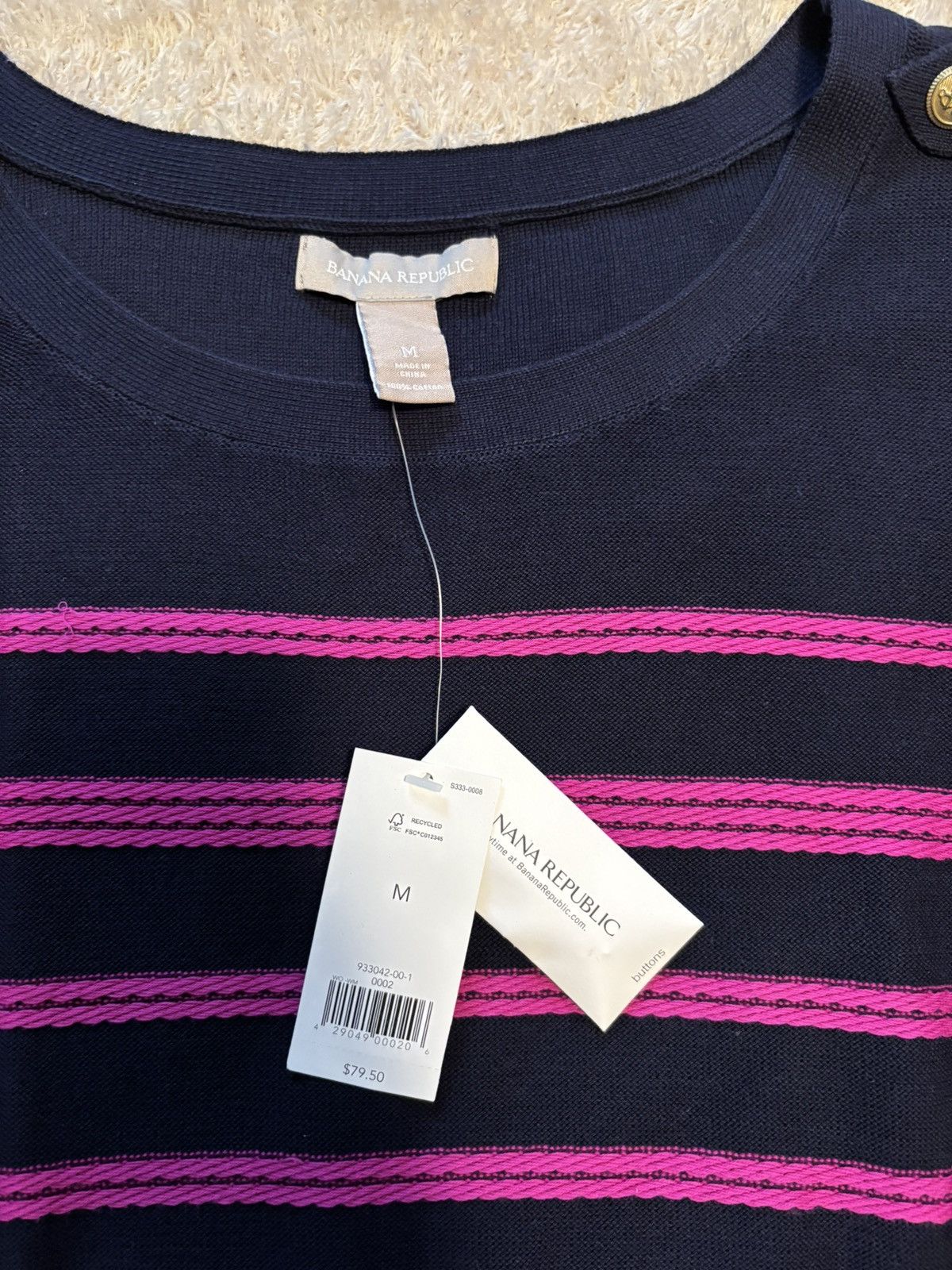 Banana Republic Banana Republic stripped sweater NWT Size M / US 6-8 / IT 42-44 - 4 Thumbnail