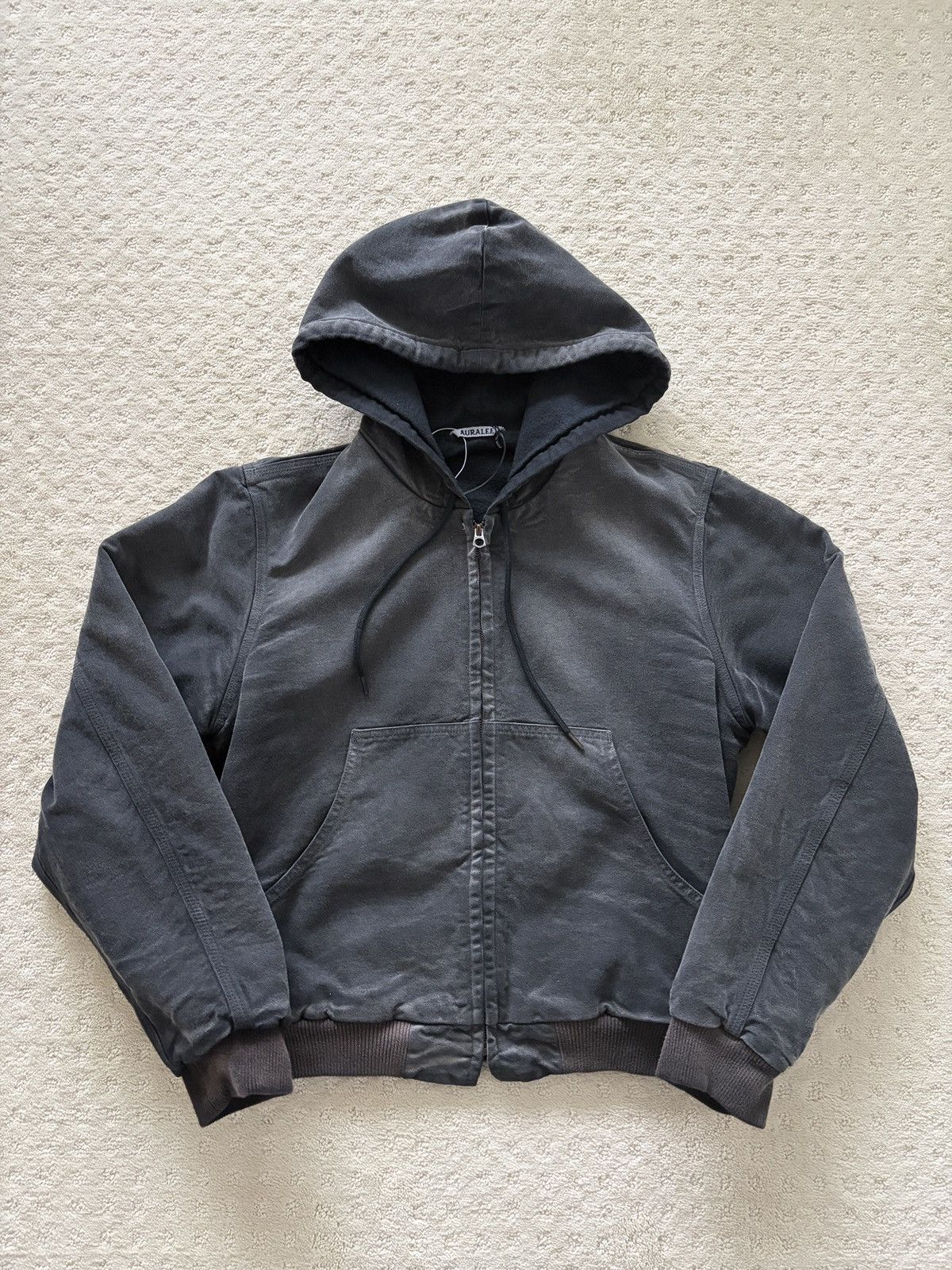 Vuja De RIDLEY CURVED DENIM AFFIX PARKA | Grailed