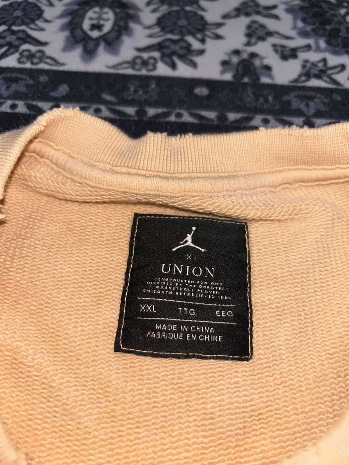 Jordan Brand × Union LA Jordan x Union LA Crewneck Sweatshirt Size US XXL / EU 58 / 5 - 6 Thumbnail