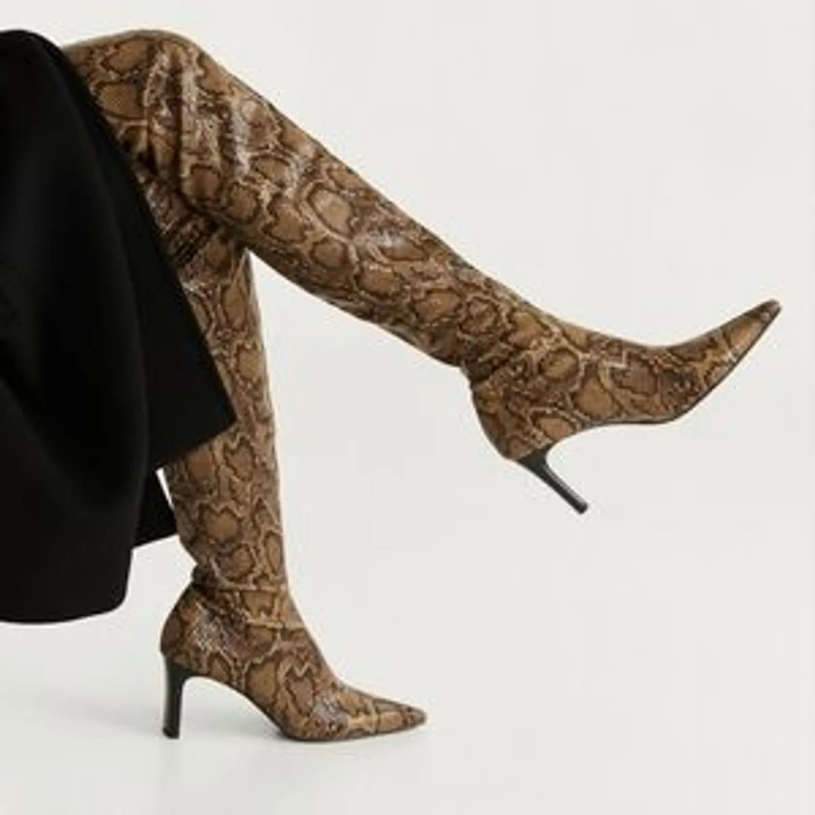 Mango Mango Bottes serpent cheap mango Heels Size US 11 / IT 41 - 1 Thumbnail