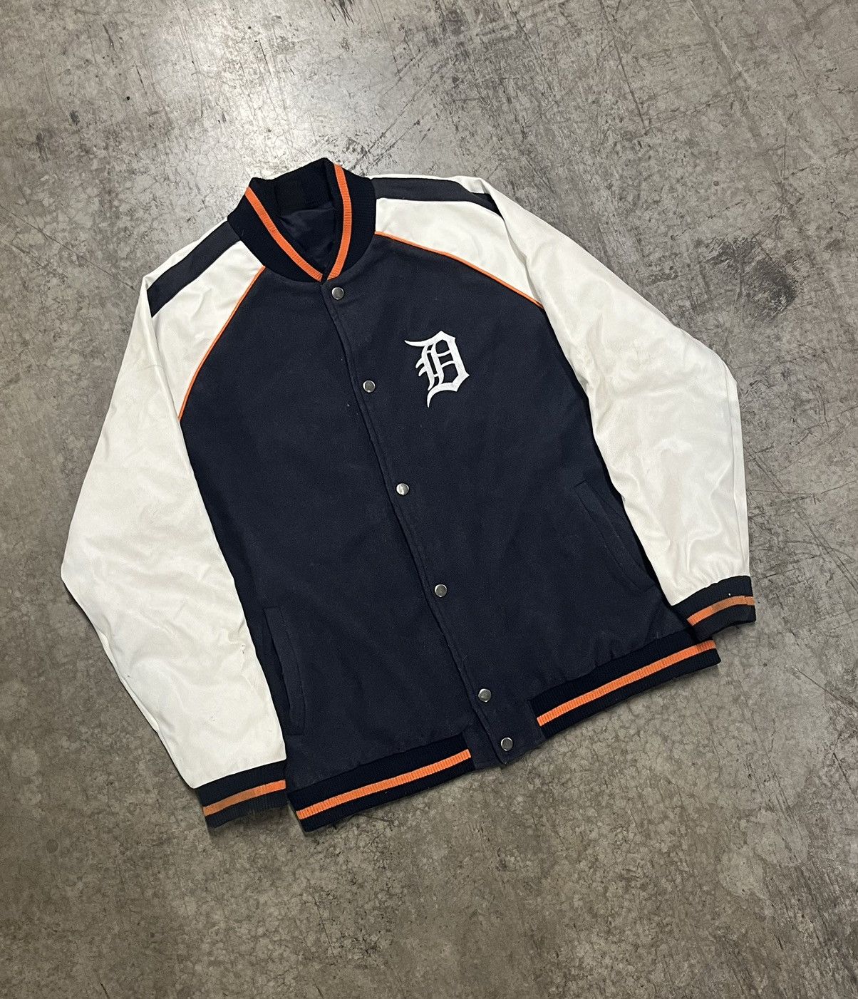 Vintage Detroit tigers vintage mlb jacket baseball varsity rare hype Size US L / EU 52-54 / 3 - 1 Thumbnail