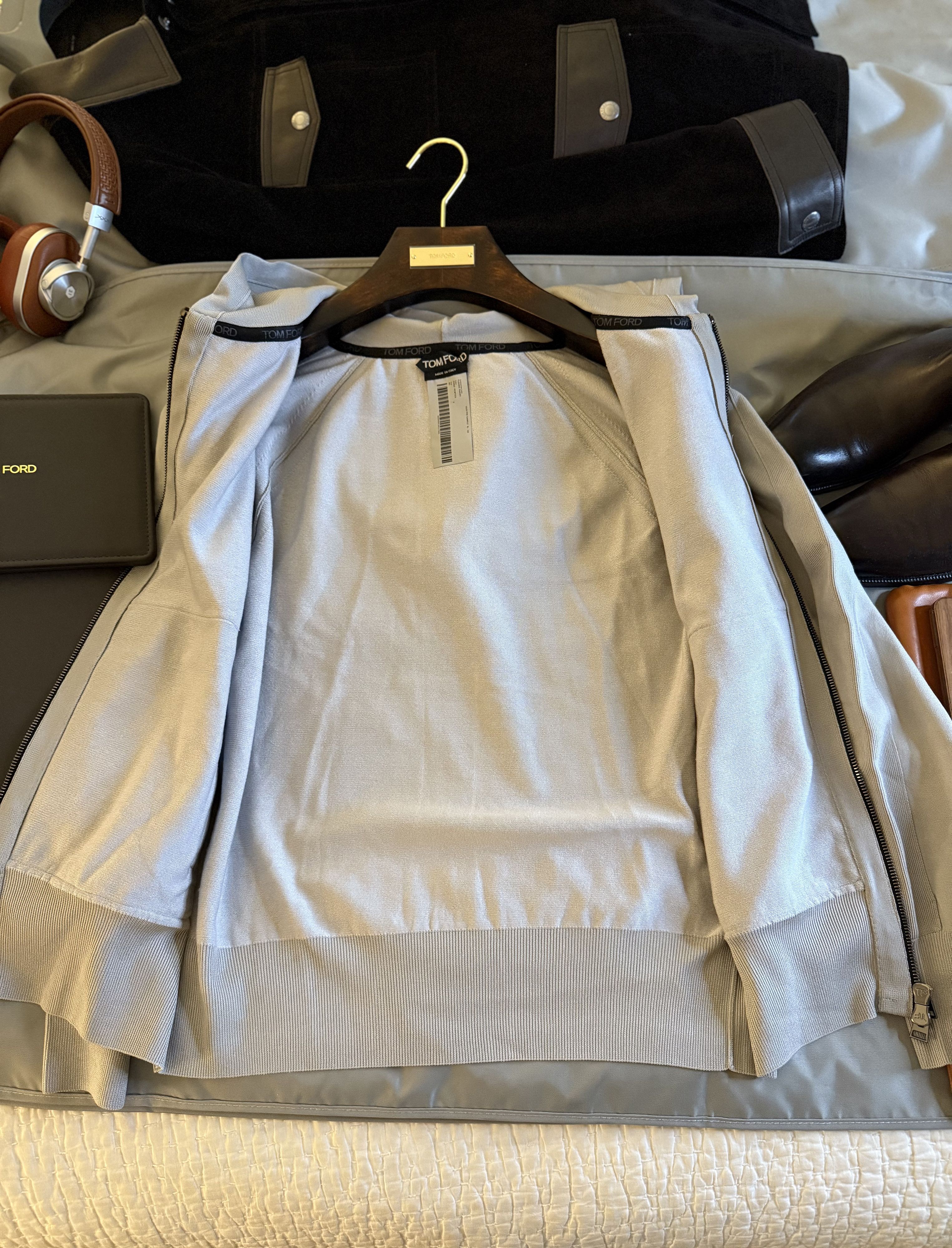Tom Ford Fits 48-50 IT, Ultra Rare Silk Blend $3,000 Hoodie Size US XS / EU 42 / 0 - 16 Thumbnail