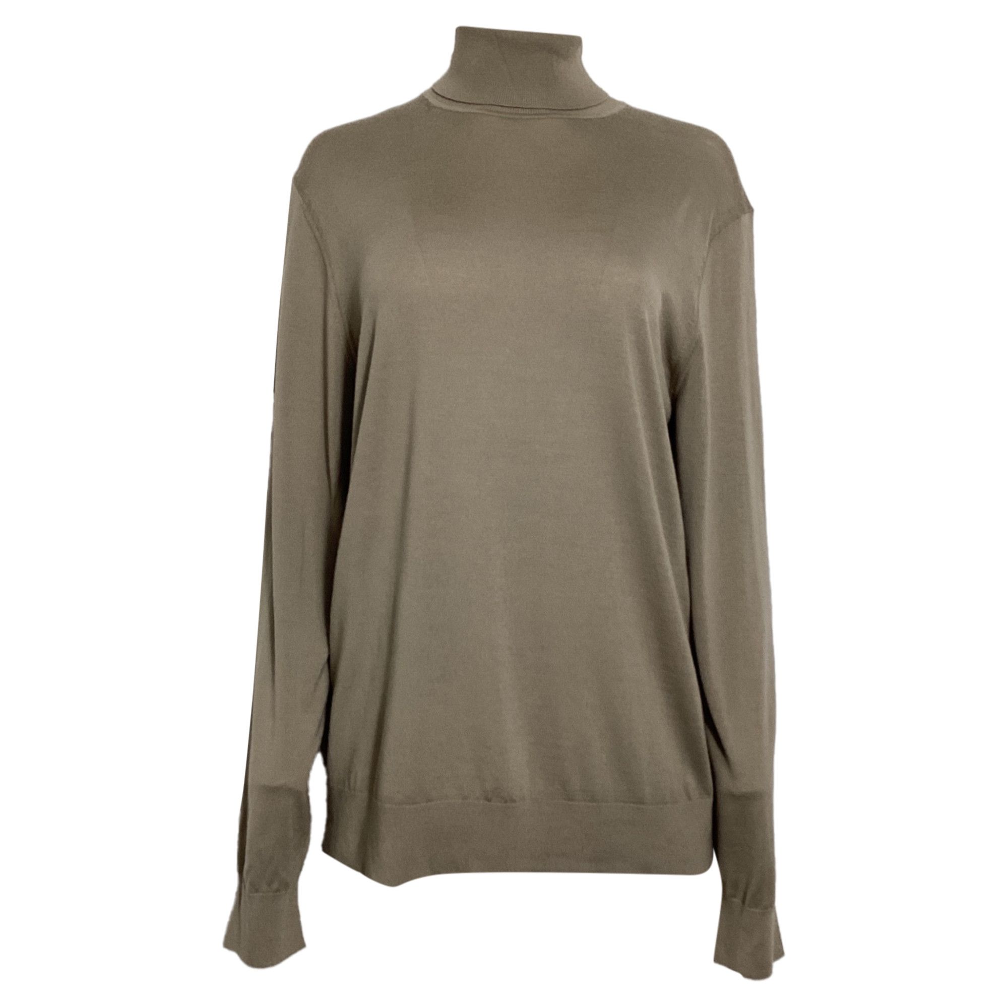 Theory Theory Turtleneck Sweater in Beige Wool Size US L / EU 52-54 / 3 - 1 Thumbnail
