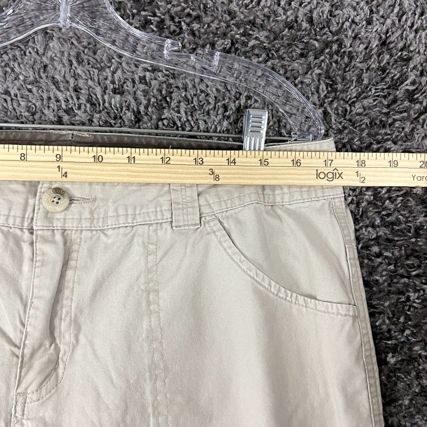 Vintage Columbia Pants Khakis Women 12 Beige Regular Khaki Pants Womens 12 Beige Columbia Sportswear Size 34" / US 12 / IT 48 - 7 Thumbnail