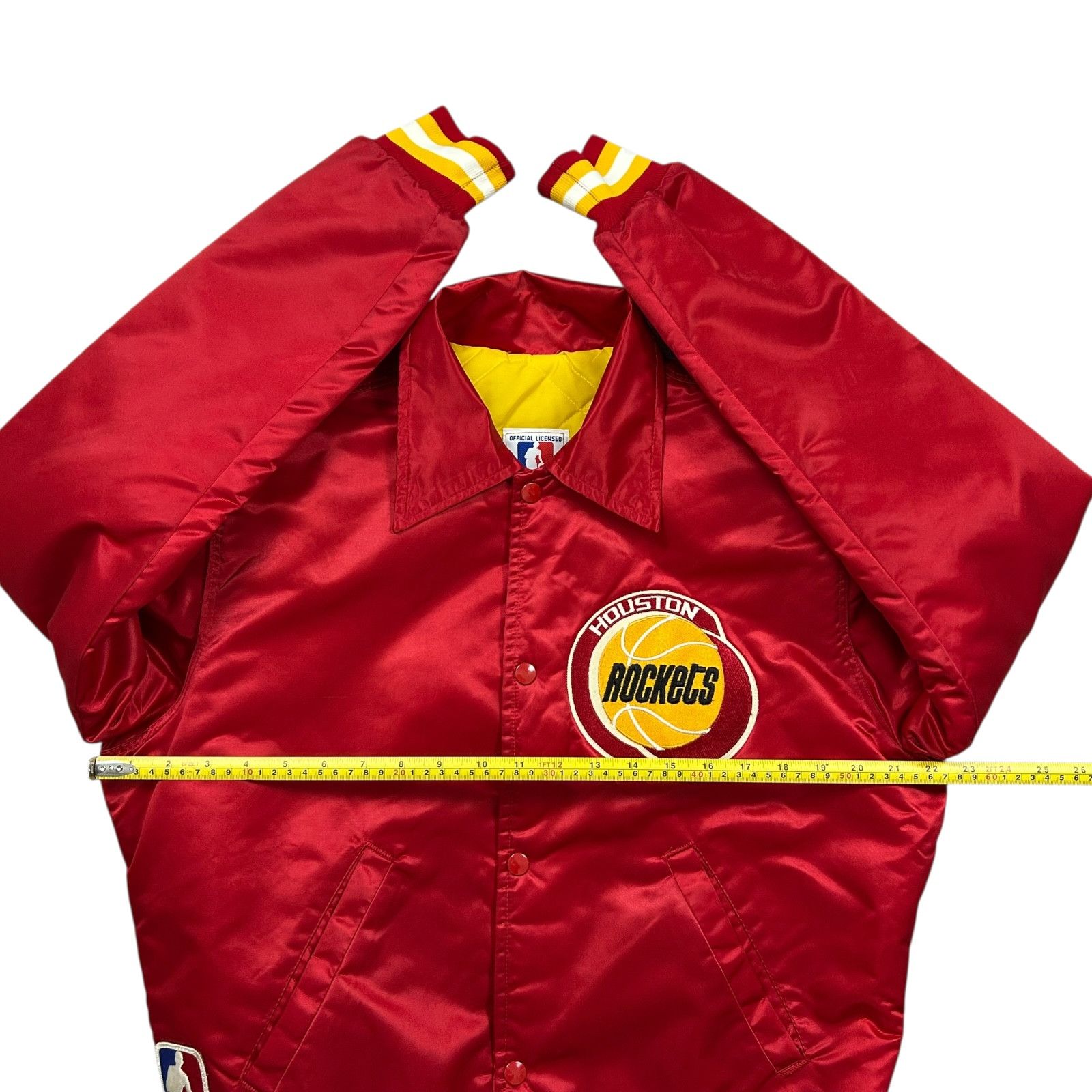 NBA RARE VTG 90s HOUSTON ROCKETS STARTER SATIN BOMBER JACKET Size US M / EU 48-50 / 2 - 11 Thumbnail
