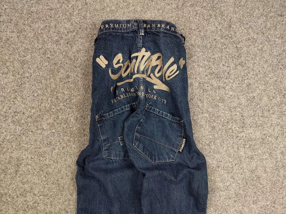 Southpole Vintage 90's SouthPole Denim Jeans embroidered baggy y2k Size US 30 / EU 46 - 2 Thumbnail