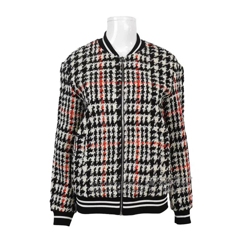 Valentino Valentino Plaid tweed coat Size S / US 4 / IT 40 - 1 Thumbnail