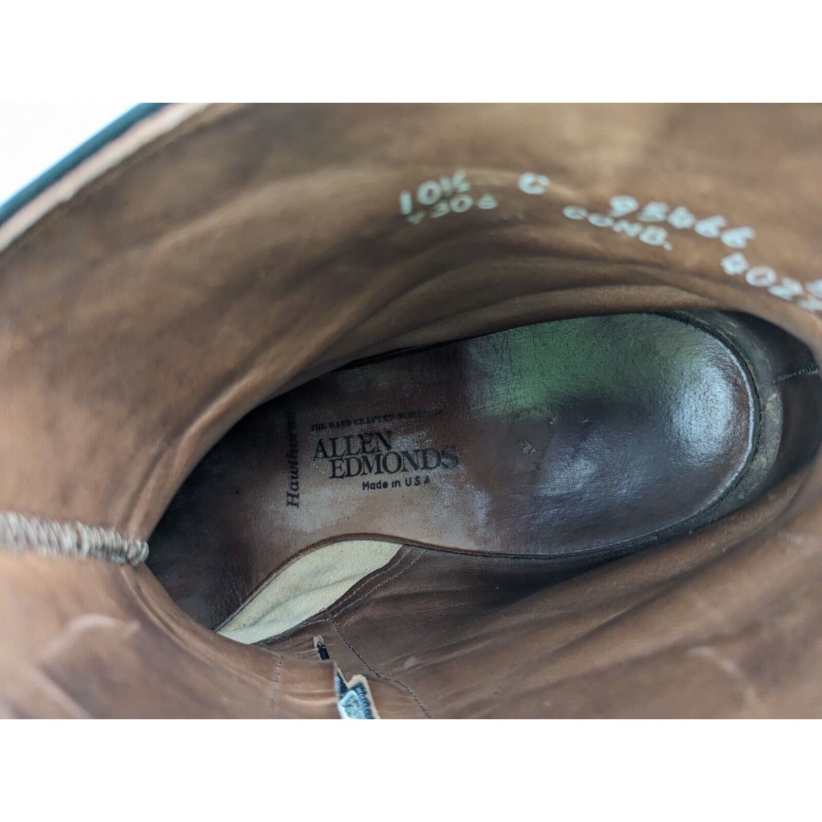 Allen Edmonds Vtg Allen Edmonds Hawthorne Chelsea Boots 10.5 C Made In USA Size US 10.5 / EU 43-44 - 12 Thumbnail
