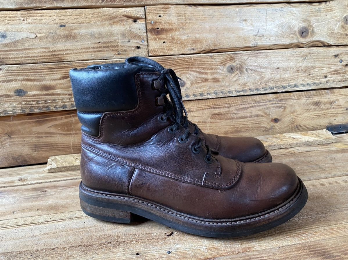 Prada Vintage Prada milano hiking boots brown leathers shoes Uk7.5 Size US 8.5 / EU 41-42 - 10 Thumbnail