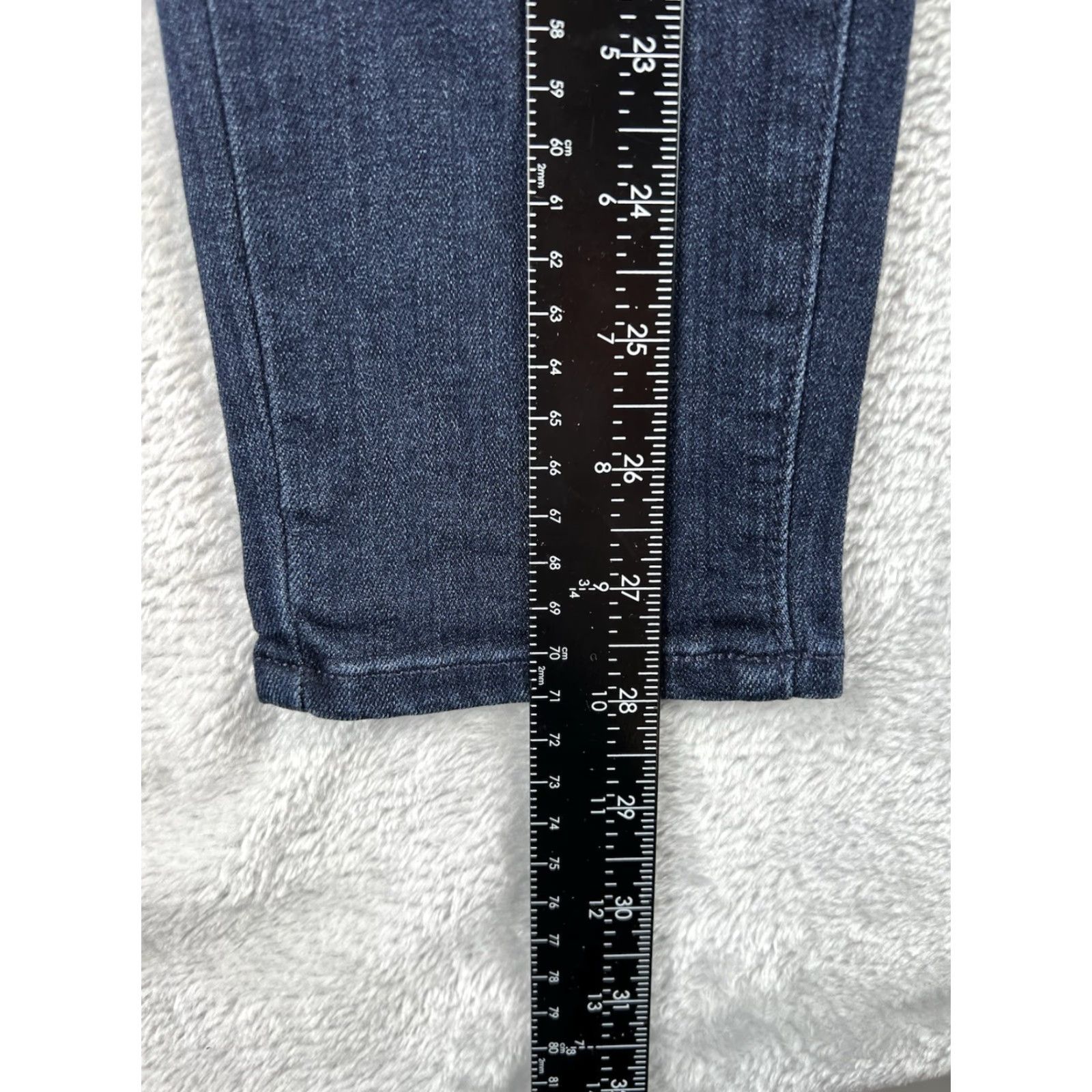 Paige VINTAGE Paige Margot Ankle jeans Womens 24 Blue stretch denim Skinny Dark Wash Denim Size 42" / US 20 - 4 Thumbnail