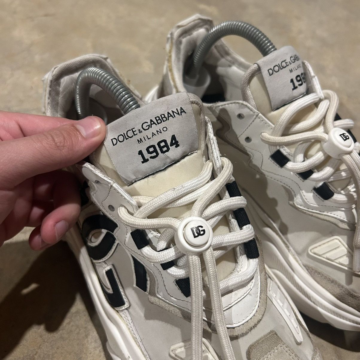Dolce & Gabbana Dolce & Gabbana Daymaster Mixed Material Sneakers US 7.5 Size US 7.5 / EU 40-41 - 12 Thumbnail