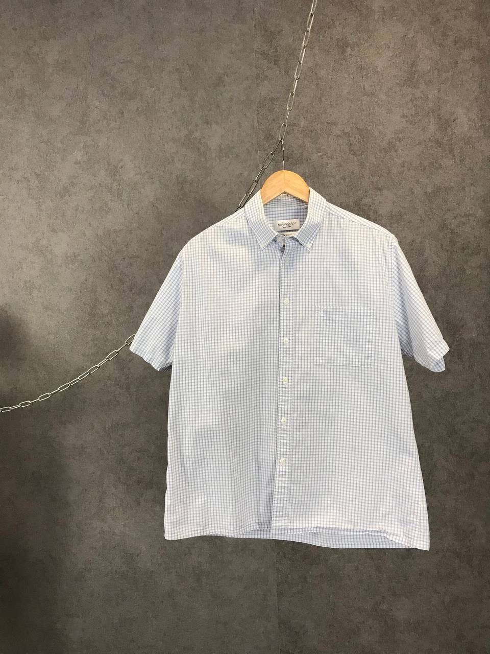 YSL Yves Saint Laurent vintage logo designer shirt