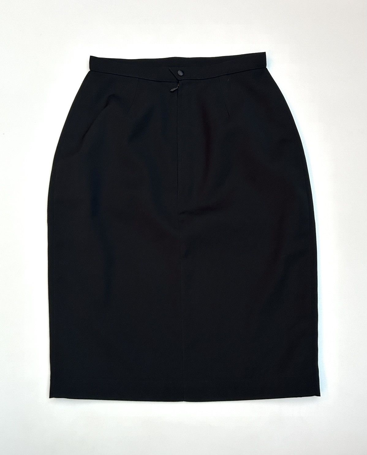 Mugler × Thierry Mugler × Vintage Vintage 80’s Thierry Mugler Midi Pencil Skirt Made In France Size 26" / US 2 / IT 38 - 2 Thumbnail