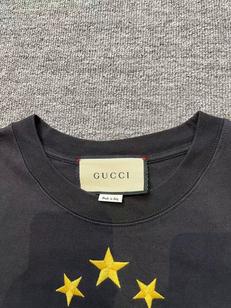 Gucci GucciStar embroidered large Logo short-sleeved T-shirt 2503 Size US XS / EU 42 / 0 - 3 Thumbnail