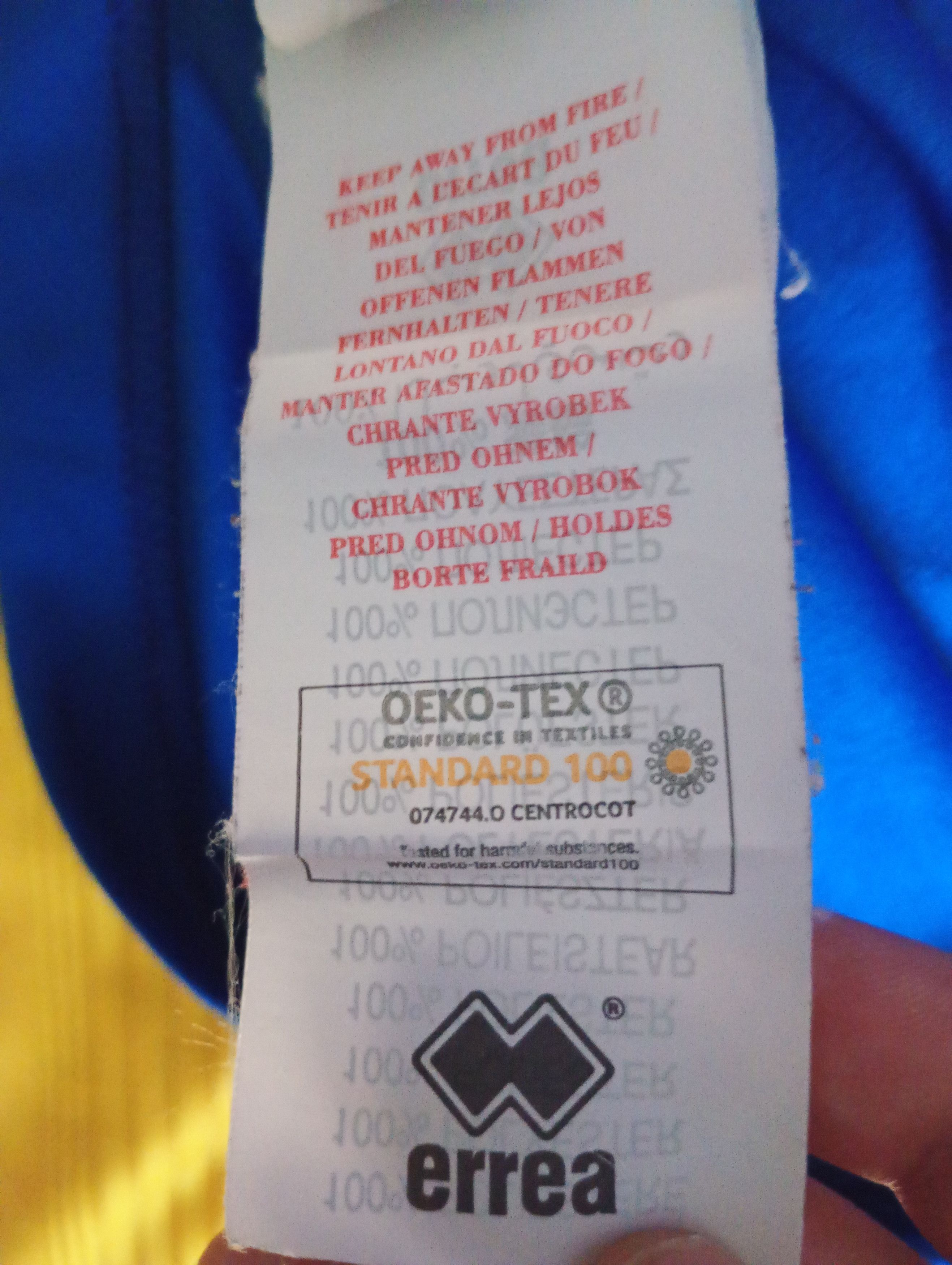 Errea Errea Fyrir Island KSI Jersey 2018-2019 Size US XXS / EU 40 - 12 Thumbnail