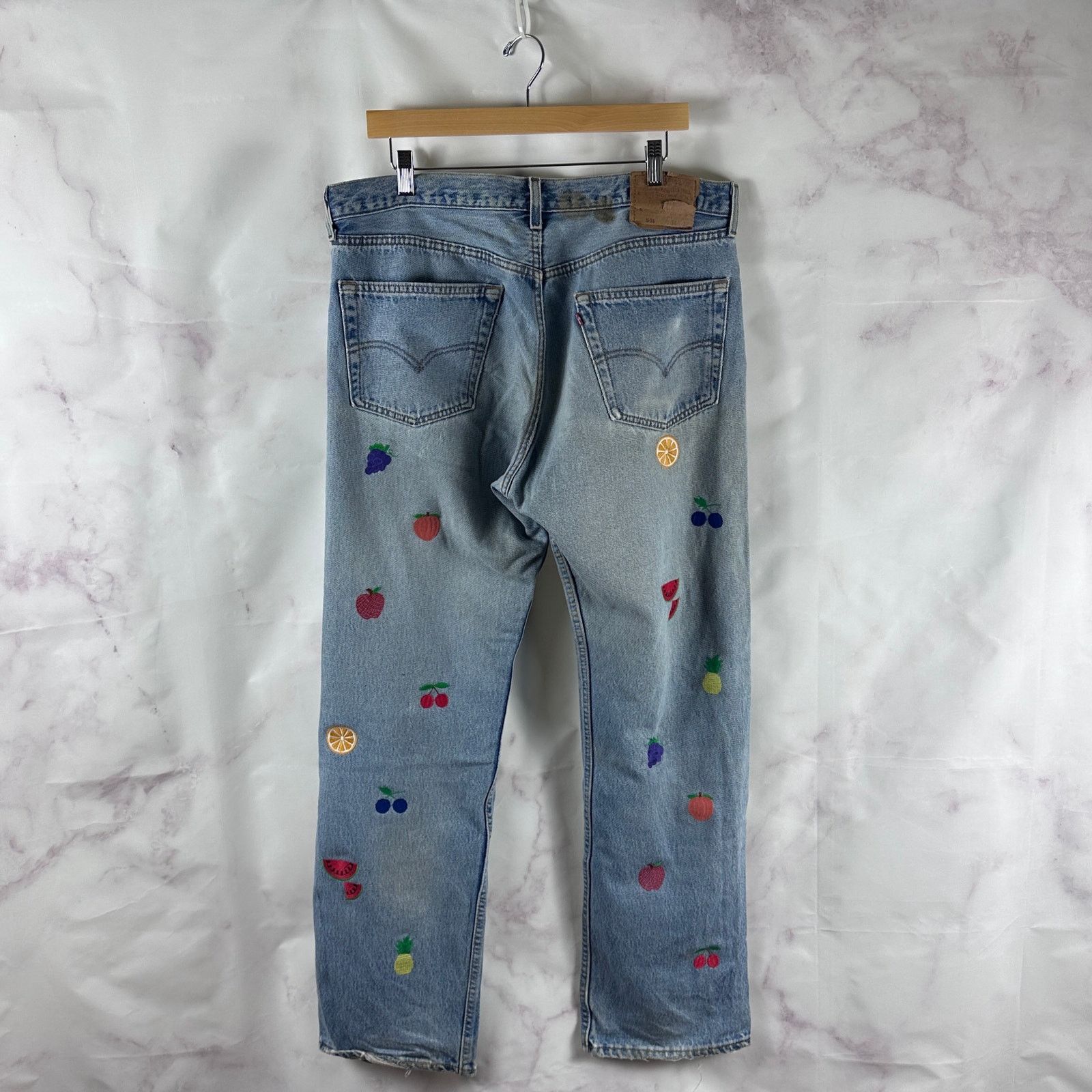 Levi's Sean Wotherspoon Vintage Reworked Fruit Denim Size US 38 / EU 54 - 6 Thumbnail