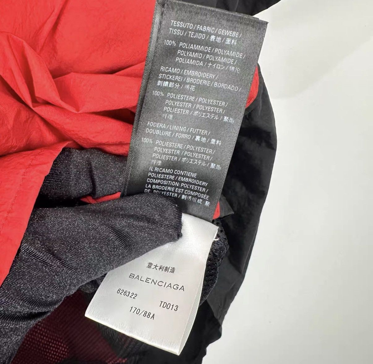 Balenciaga Balenciaga Color-block Short Sleeve Windbreaker Jacket J42 Size US S / EU 44-46 / 1 - 5 Thumbnail