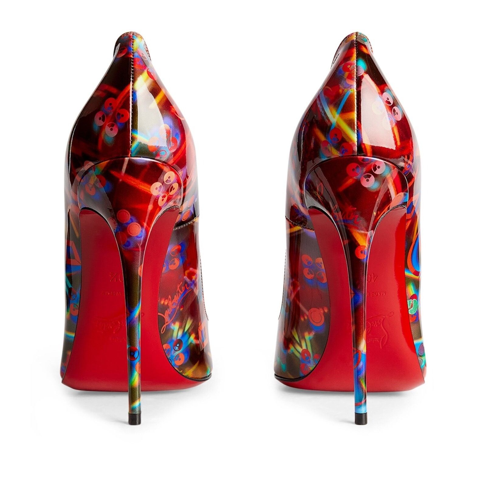 Christian Louboutin So Kate 120 Patent Discolaser Red Stiletto Heel Pump 37 Size US 7 / IT 37 - 10 Thumbnail