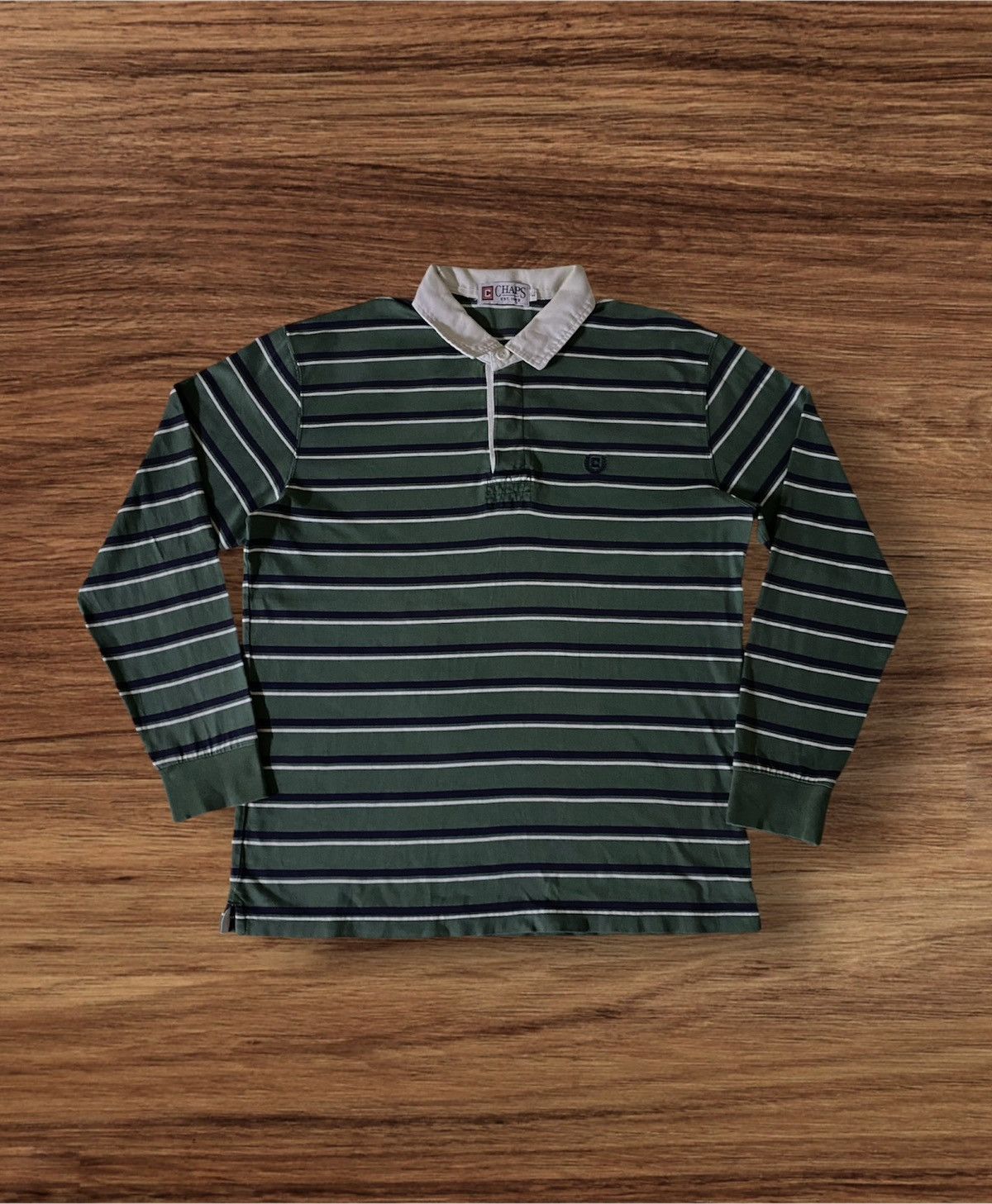 Chaps × Chaps Ralph Lauren Chaph Polo Rugby Triped Long Sleeve T-Shirt Size US M / EU 48-50 / 2 - 1 Thumbnail
