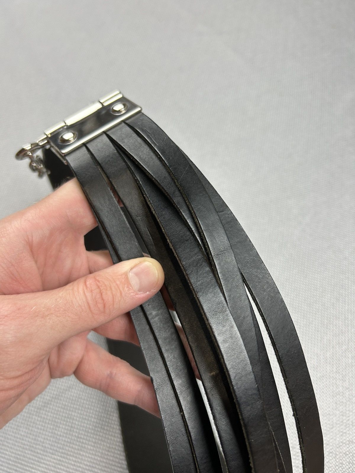 Jean Paul Gaultier Archive Jean Paul Gaultier Leather Rare Waist Belt Size ONE SIZE - 2 Thumbnail