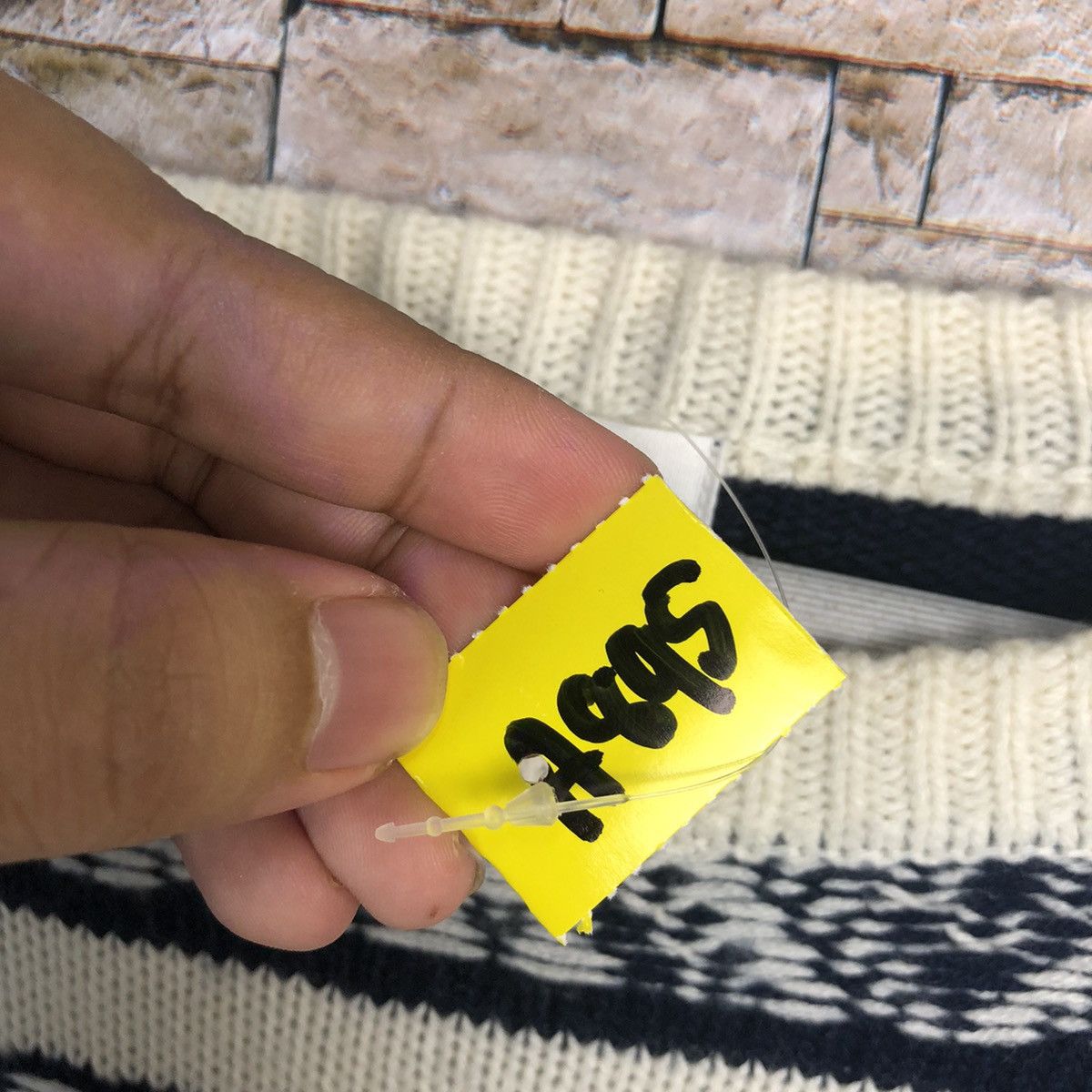 Homespun Knitwear 3 Can 4 Ono Dark Blue stripe Knitwear #A895 Size S / US 4 / IT 40 - 11 Thumbnail
