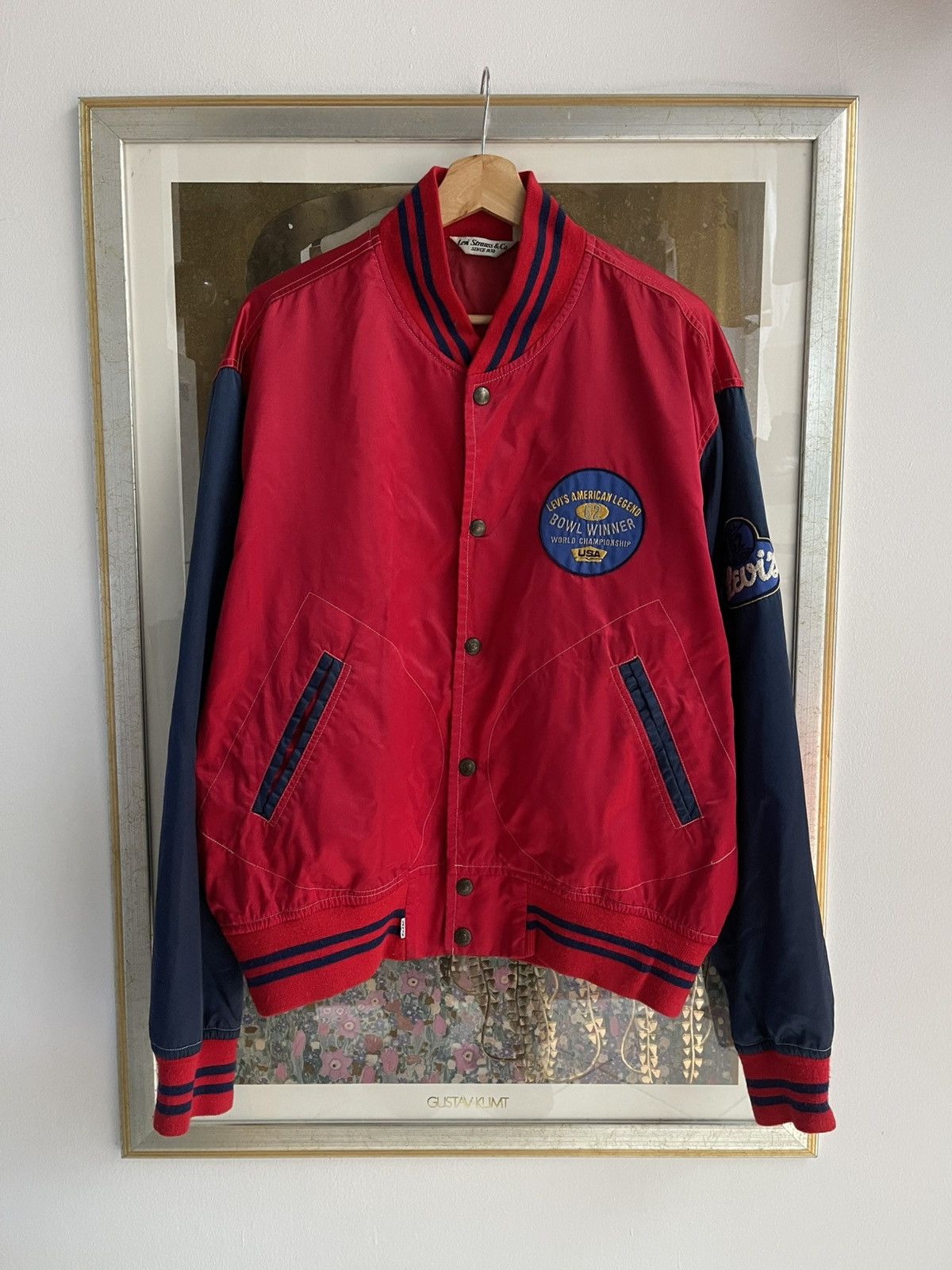 Vintage Levis Satin Jacket 90s