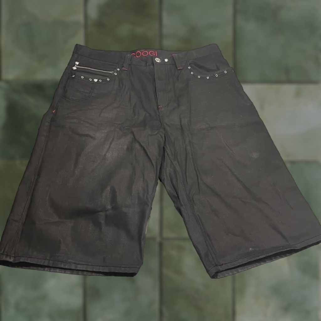 Coogi COOGI Shorts Bermuda Mens Size 41 Black Zipper Embroidery 41 in Inseam 17 Size US 41 - 1 Thumbnail