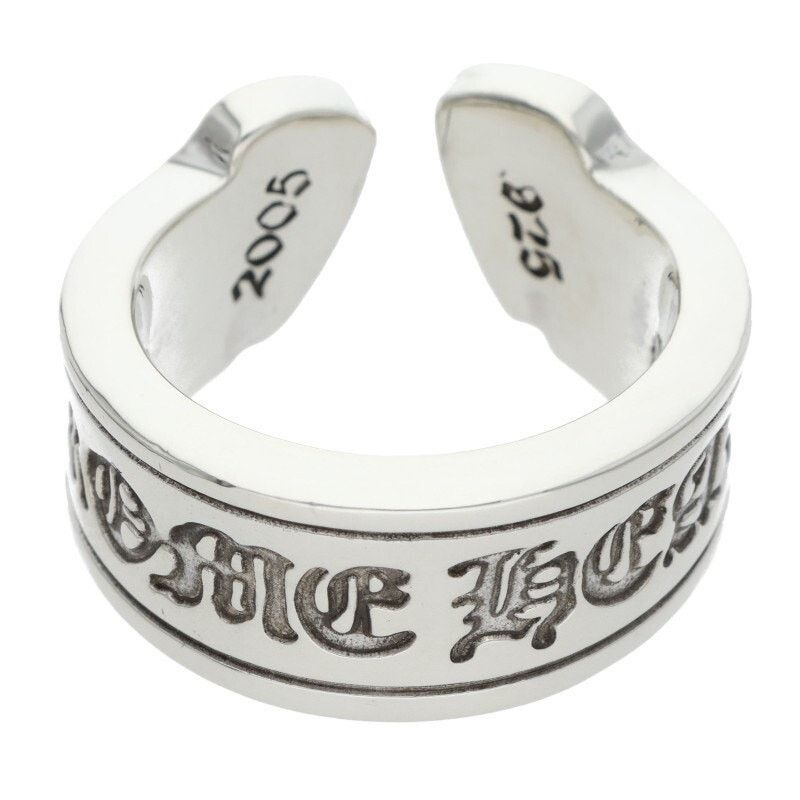 Chrome Hearts Chrome Hearts Large Scroll Label Silver Ring Size ONE SIZE - 1 Thumbnail