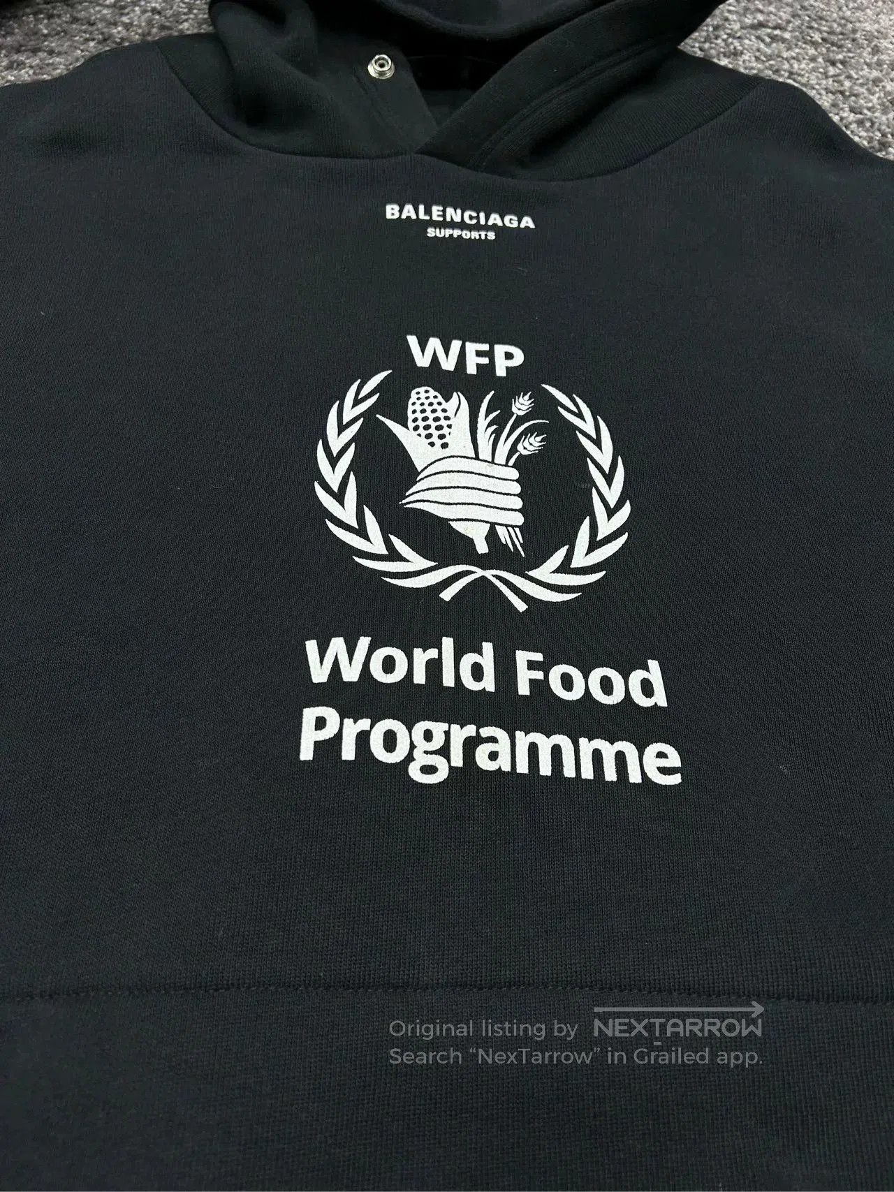 Balenciaga balenciaga wfp hooded sweatshirt size S. Size US S / EU 44-46 / 1 - 3 Thumbnail