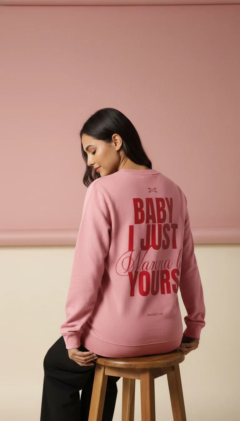 Other Badbee Wanna Be Yours Pink Sweatshirt | Streetwear Size US M / EU 48-50 / 2 - 2 Thumbnail