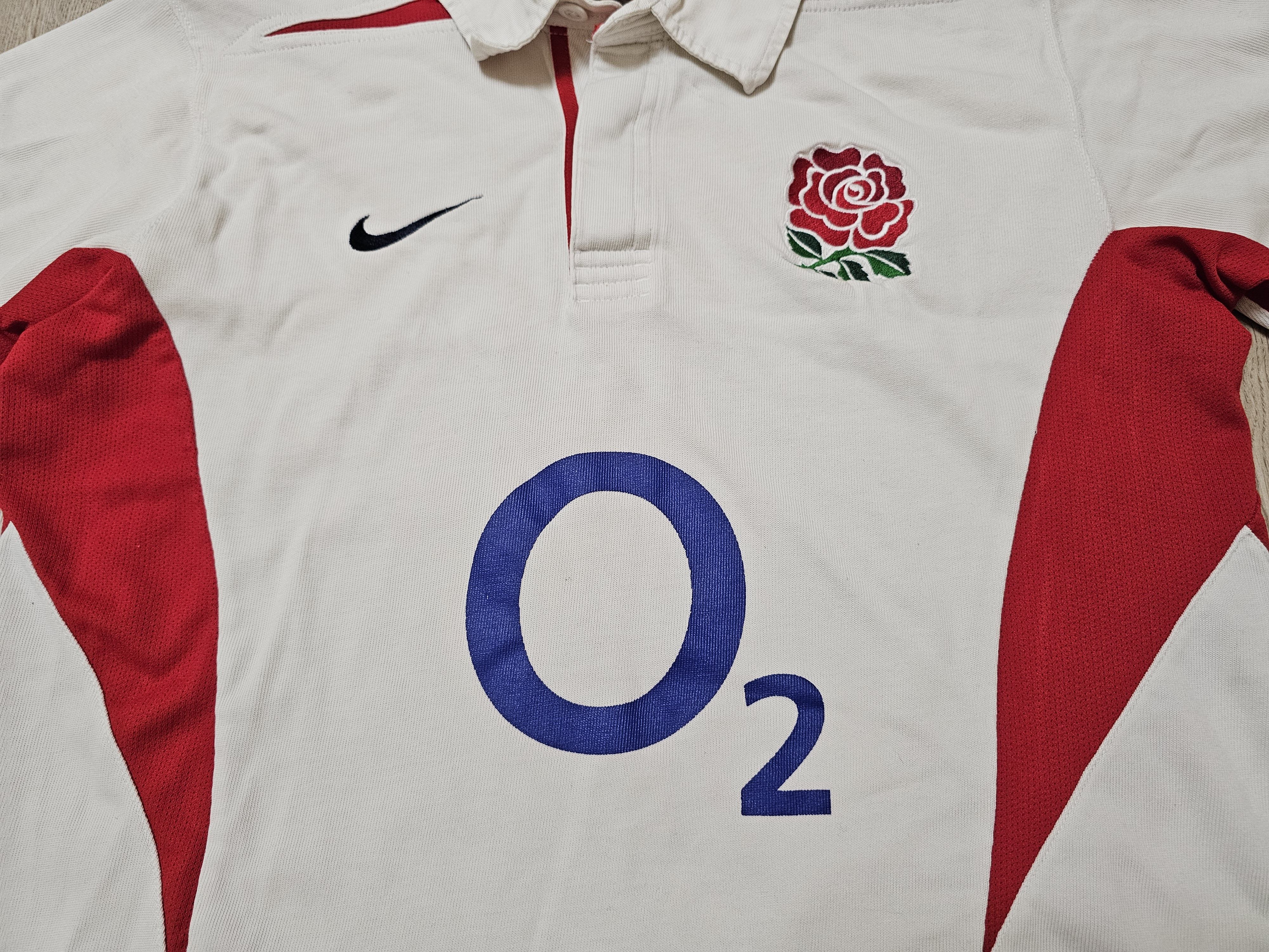 Nike ENGLAND RUGBY JERSEY VINTAGE LONG NIKE SHIRT RUGBY JERSEY O2 Size US M / EU 48-50 / 2 - 3 Thumbnail