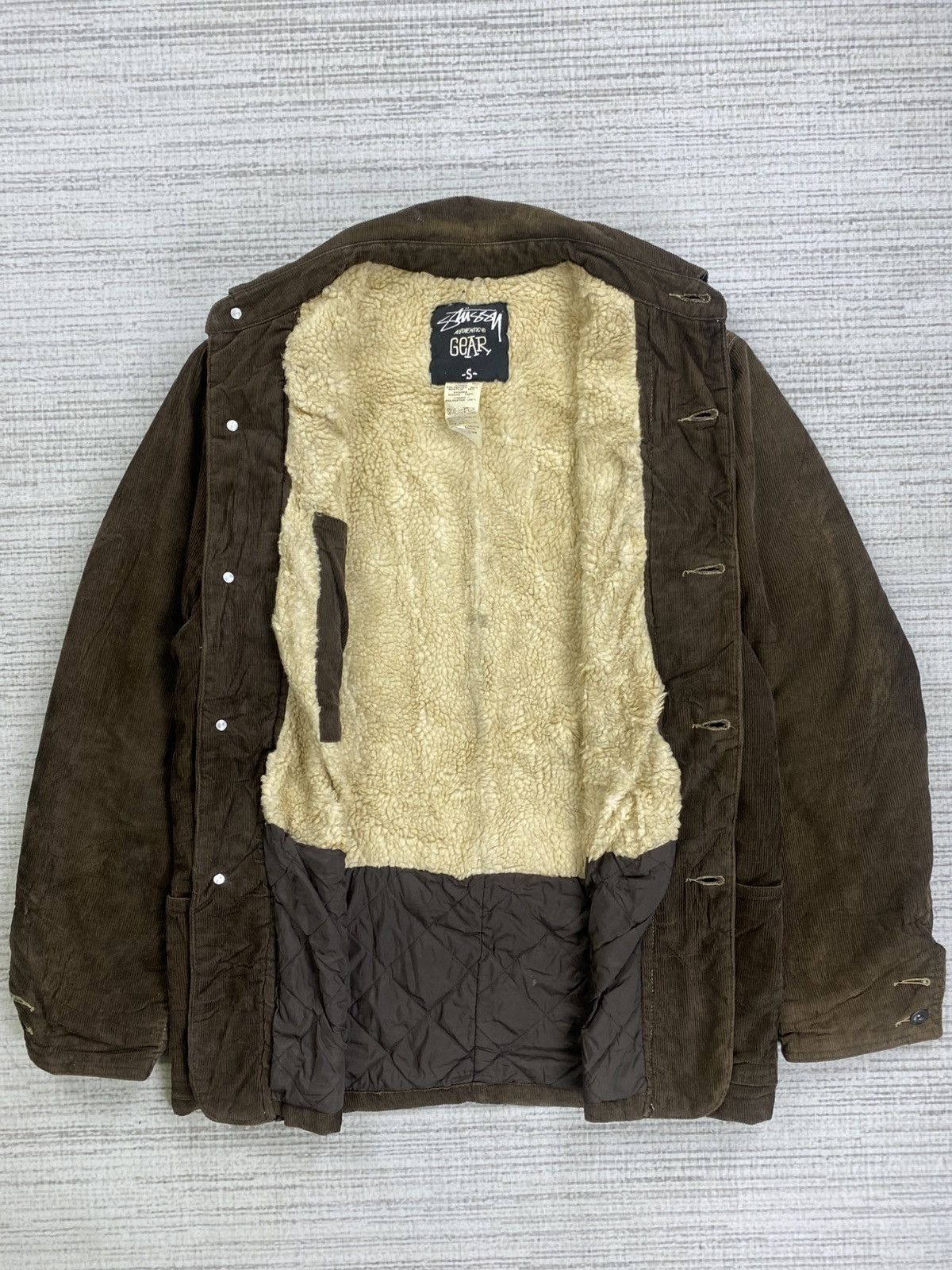 Stussy 90s Stussy Garment Multipocket Corduroy Chore Jacket Size US M / EU 48-50 / 2 - 6 Thumbnail