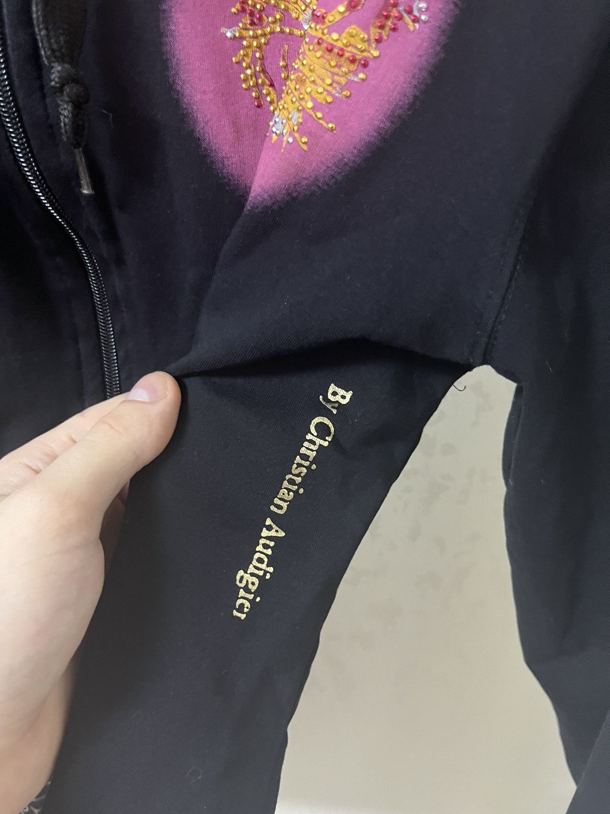 Ed Hardy Ed Hardy by Christian Audigier Vintage y2k Zip Up Hoodie Size XXL / US 16-18 / IT 52-54 - 9 Thumbnail