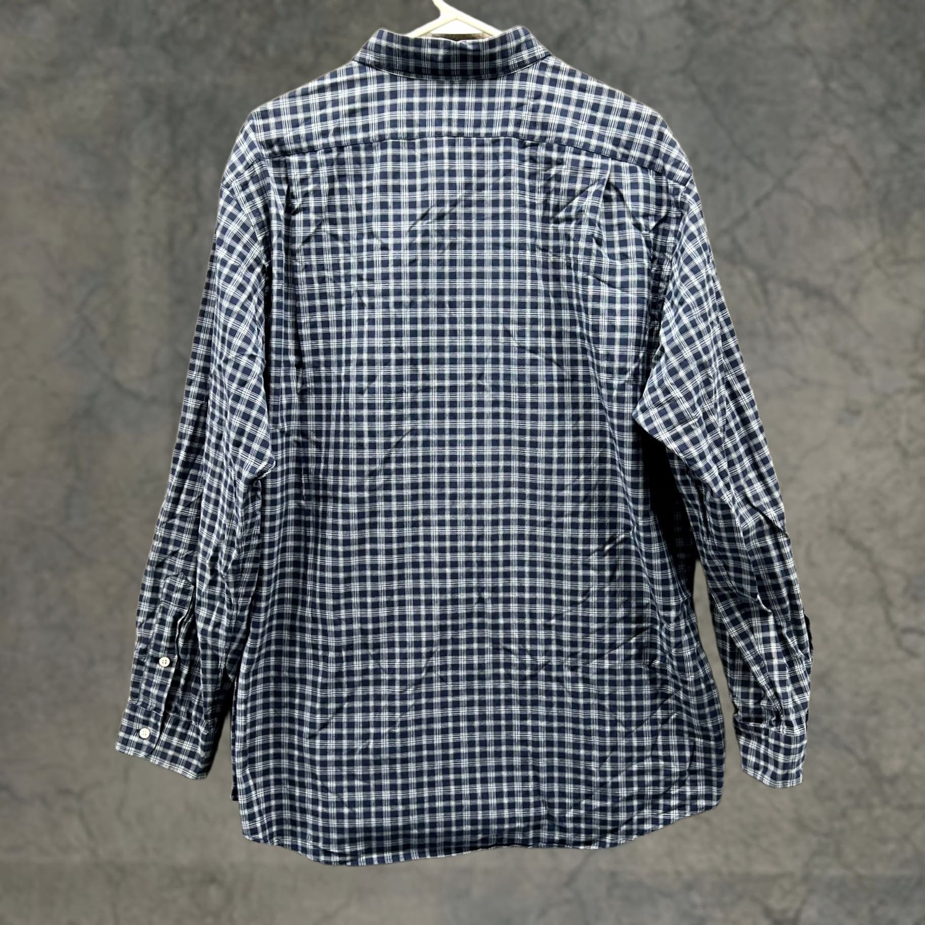 Ralph Lauren Vintage Ralph Lauren Shirt Mens Large Blue Button Down Lowell Sport Preppy Plaid Size US L / EU 52-54 / 3 - 1 Thumbnail