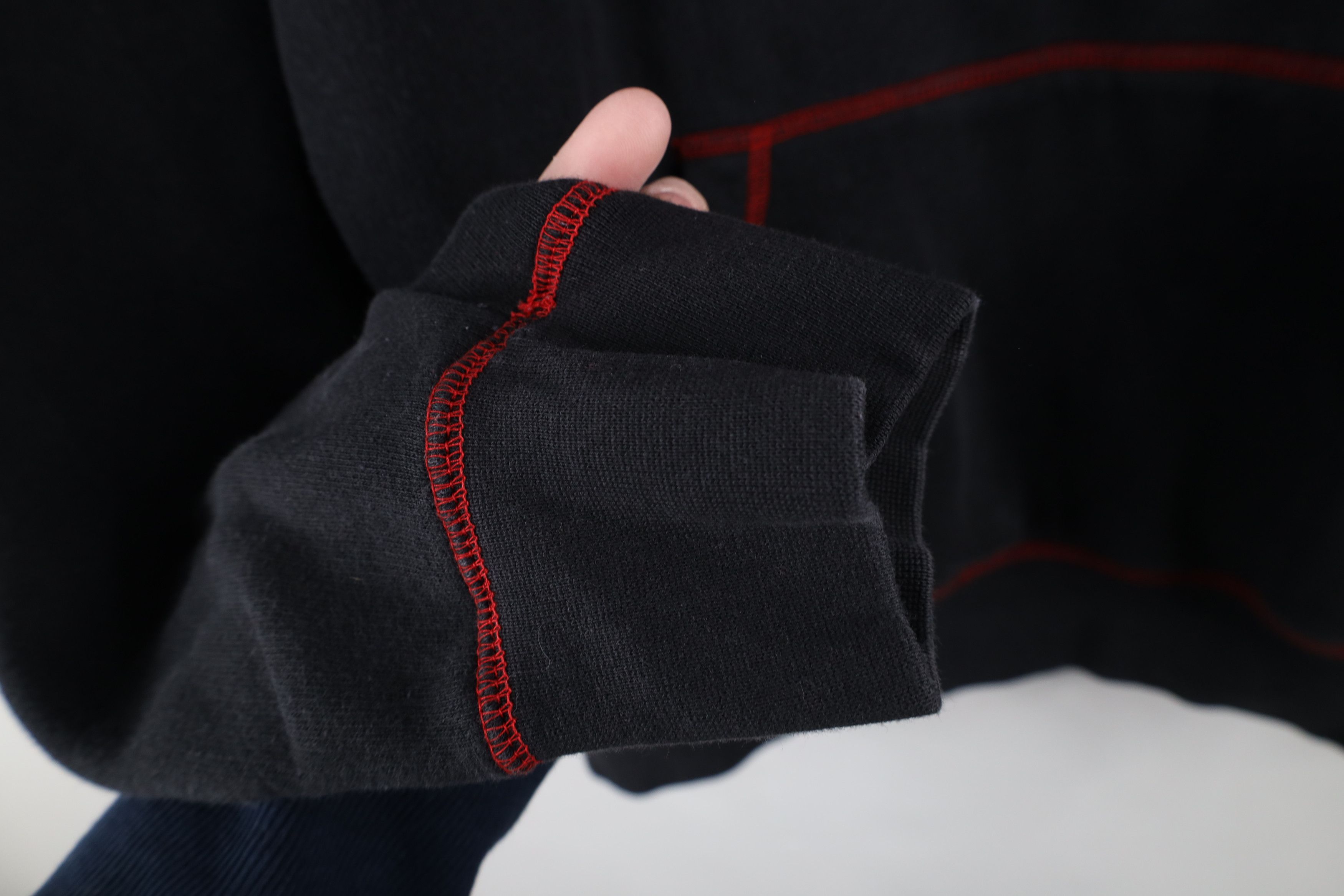 Vintage Vintage 90s Y2K Streetwear Blank Hoodie Sweatshirt Black Size US M / EU 48-50 / 2 - 10 Thumbnail